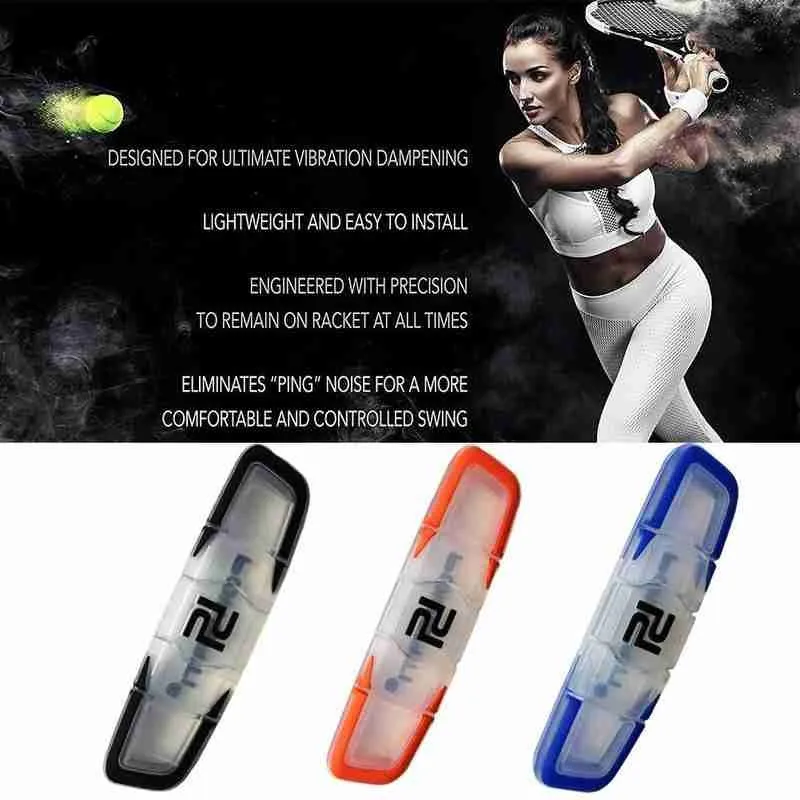2pcs/set Silicone Long Tennis Shock Absorber Vibration Dampeners