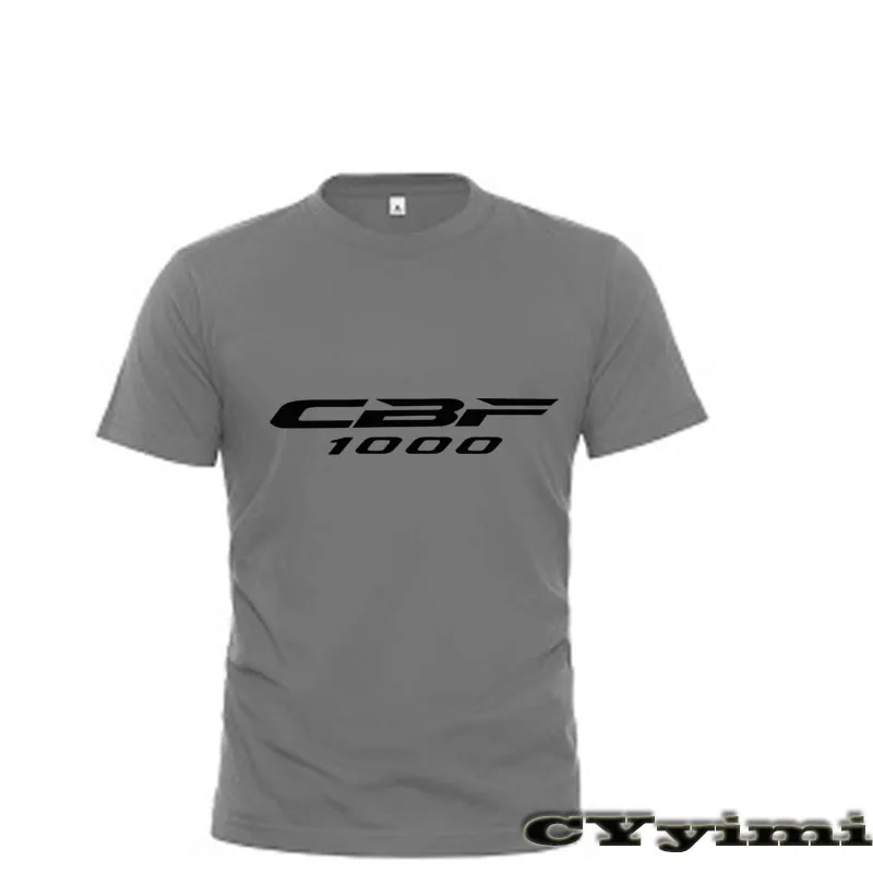 Für Honda CBF1000 CBF 1000 T Shirt Männer Neue LOGO T-shirt 100% Baumwolle Sommer Kurzarm Rundhals Tees Männlichen