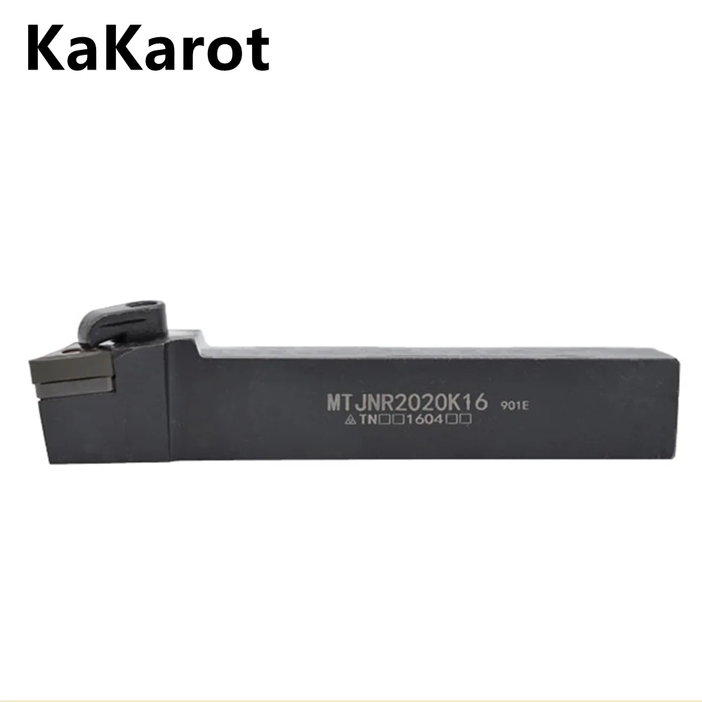 KaKarot MTJNR2020 MTJNR1616 MTJNR2525 MTJNR32 внешний Triangul держатель токарного инструмента для машины типа TNMG карбидная вставка