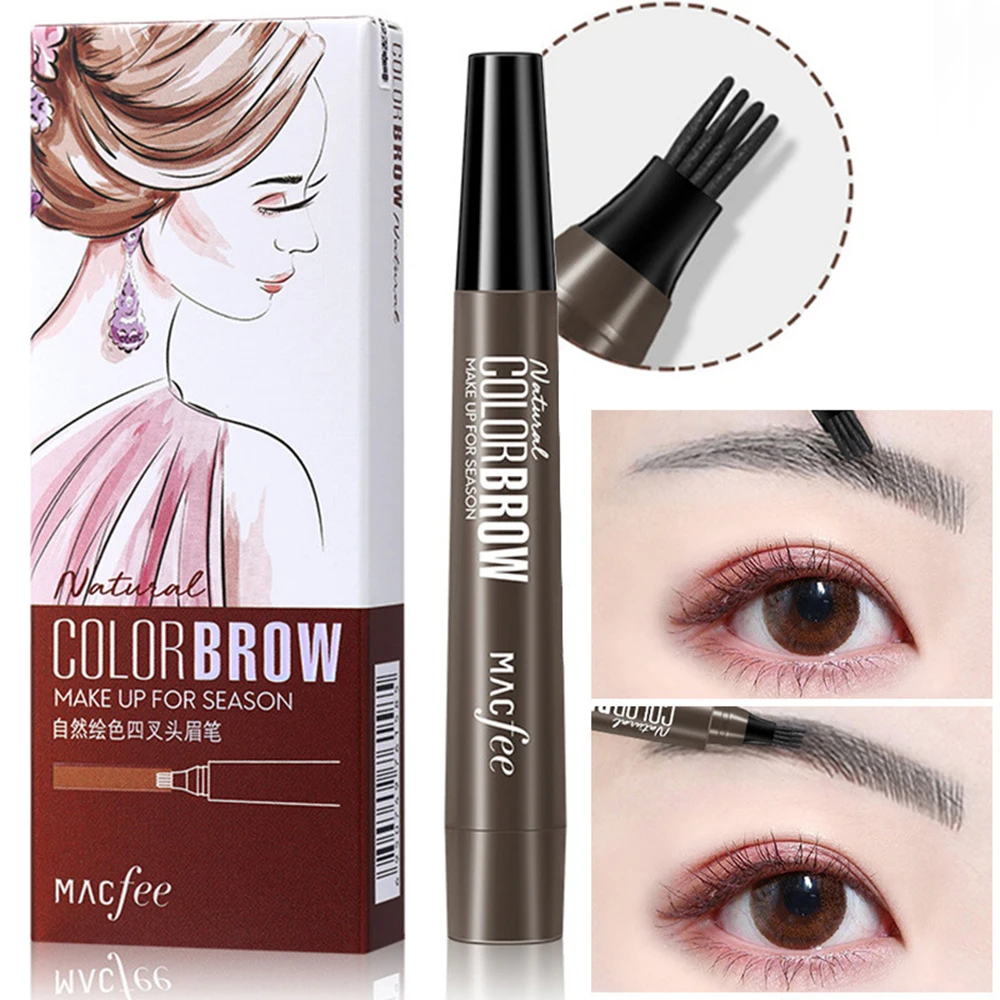 New 4Points Liquid eyebrow pencil Natural Tattoo Eyebrow Pen Eyebrow Enhancers Long-lasting Fine Sketch Eye Brow Pen Makeup Tool New 4Points Liquid eyebrow pencil Natural Tattoo Eyebrow Pen Eyebrow Enhancers Long-lasting Fine Sketch Eye Brow Pen Makeup Tool