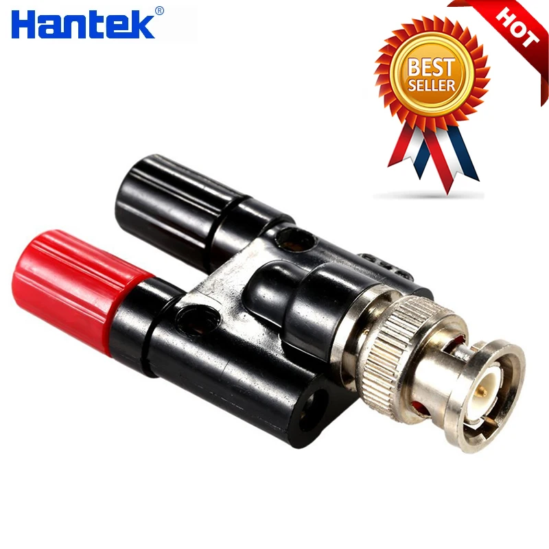Oscilloscope Accessories BNC To 4 Mm Adapter Dual Jack Female Coaxial Connector For Car Diagnosis HT311 For Hantek Oscilloscope oscilloscope probe,oscilloscope multimeter signal generator
