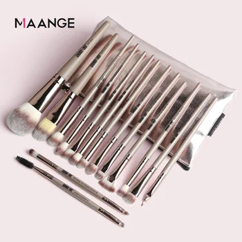 

Makeup Brushes Pro 5/12/15pcs Makeup Brushes Set With Cosmestic Bag Eyeshadow Blending Make Up Brush For Makeup Beauty Tools Kit