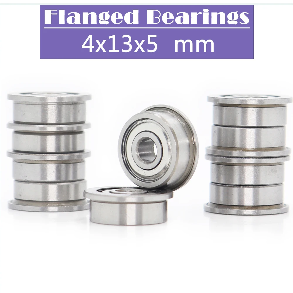 

F624ZZ Desktop 3D Printer Special Flange Bushing Ball Bearing ( 10 PCS ) 4*13*5mm F624 For 3D Parts Free Shipping