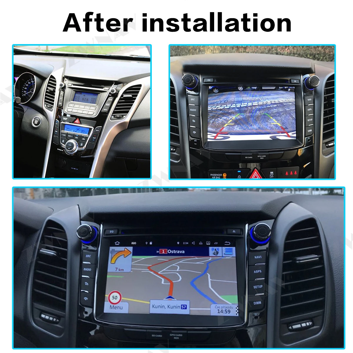 Android 10 0 4 Гб + 64 ГБ для Hyundai I30 Elantra GT 2012 2013 2016 Автомобильный GPS навигатор Авто Стерео