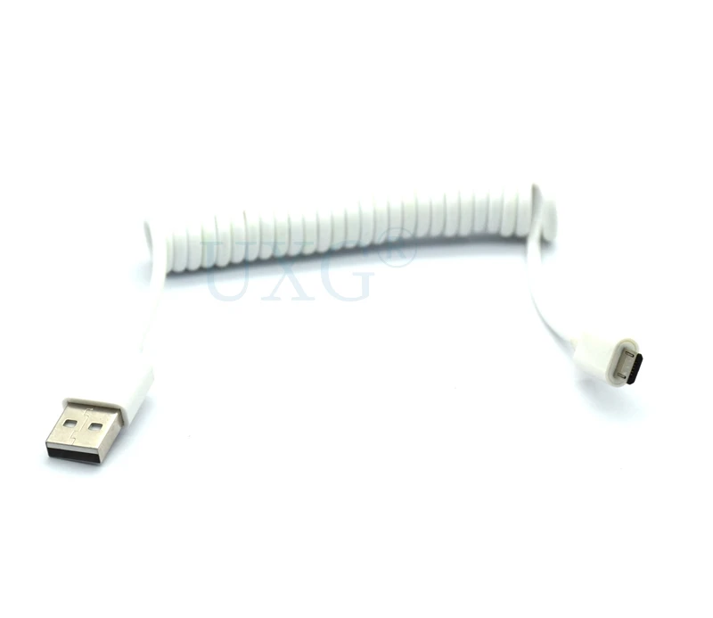 USB 2 0 на микро кабель для передачи данных Спиральный 5 контактный адаптер цифровой