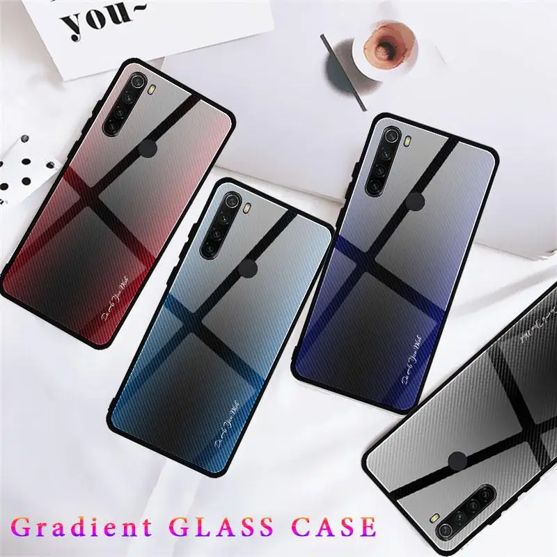 

New Tempered Glass Case For Xiaomi Redmi Note 8 7 Pro 6 5 K20 Pro 7A Cover For Xiaomi Mi A3 Lite CC9 CC9E 9T Pro 9 SE Mi9 Case