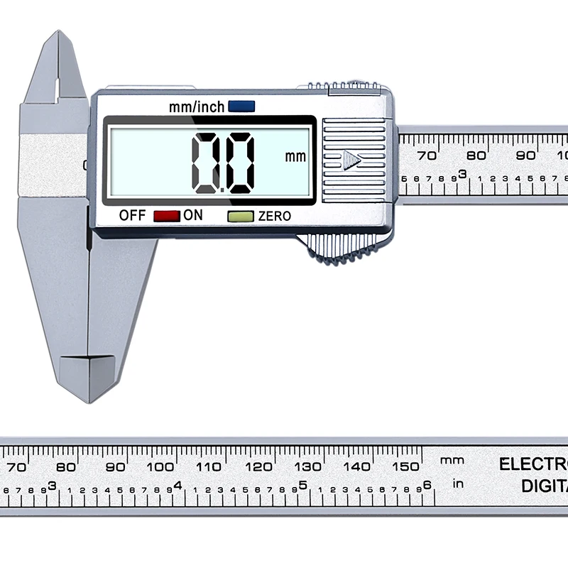 Plastic 150MM 6inch LCD Digital Electronic Vernier Caliper Gauge Micrometer Good 
