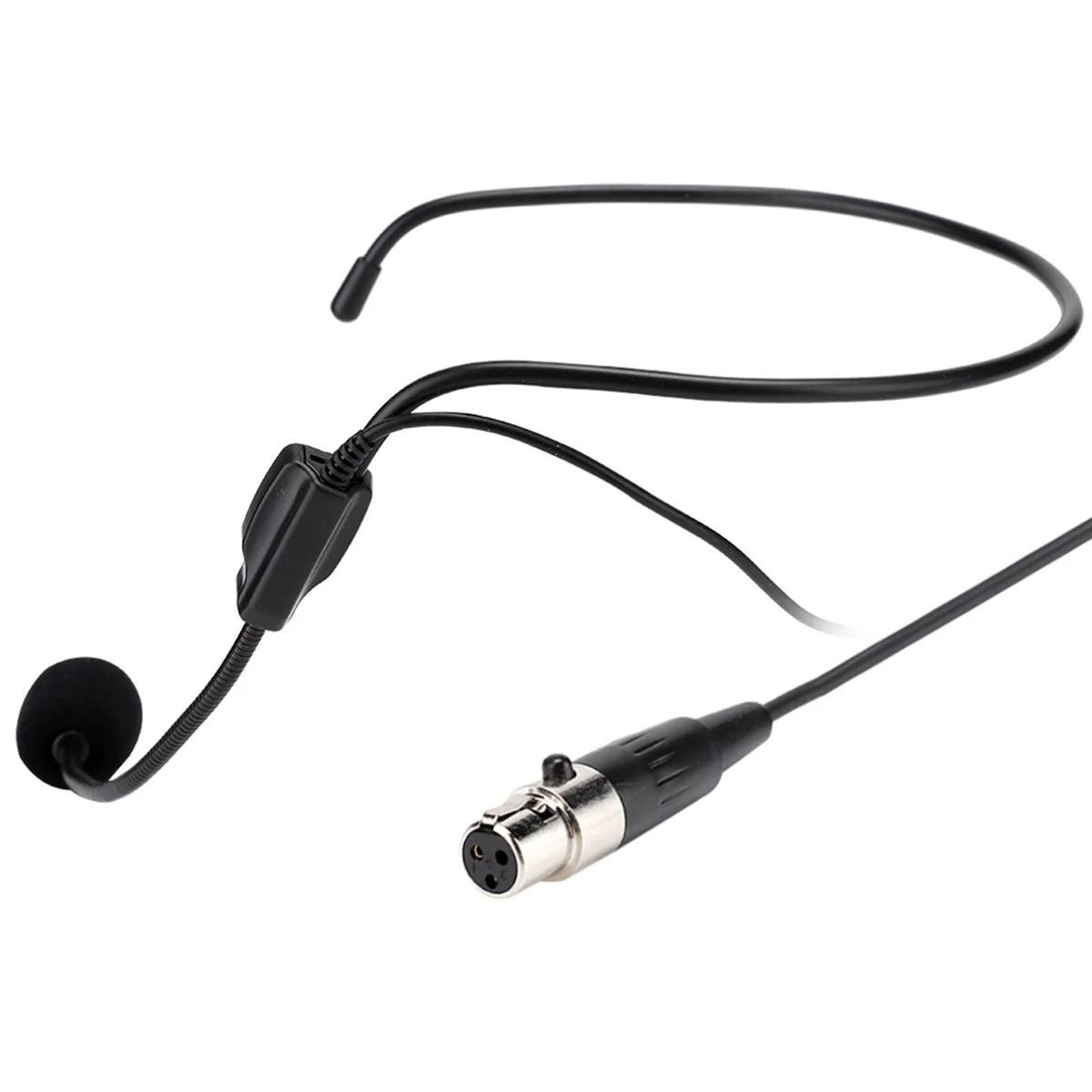 

Professional Wireless Head-Wear Mic Headset Microphone​ Mini XLR 3 Pins TA3F Plug For Waist Mounted Wireless Transmitter