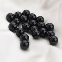 Vibrant Shell Pearl Beads - Red and Pink Round Collection for Jewelry Crafting (4 - 12mm, 15 Strand) (Black)