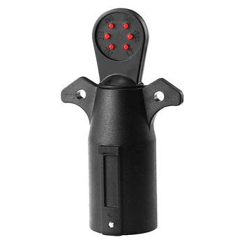 

Car Signal Tester American Standard 7-Way Tester Signal Tester Plug Trailer Socket US Plug