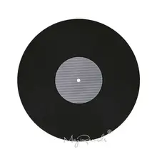 Высокое качество 1" углеродное волокно LP антистатический коврик Slipmat для проигрывателей виниловых проигрывателей 12" аксессуары для виниловых проигрывателей