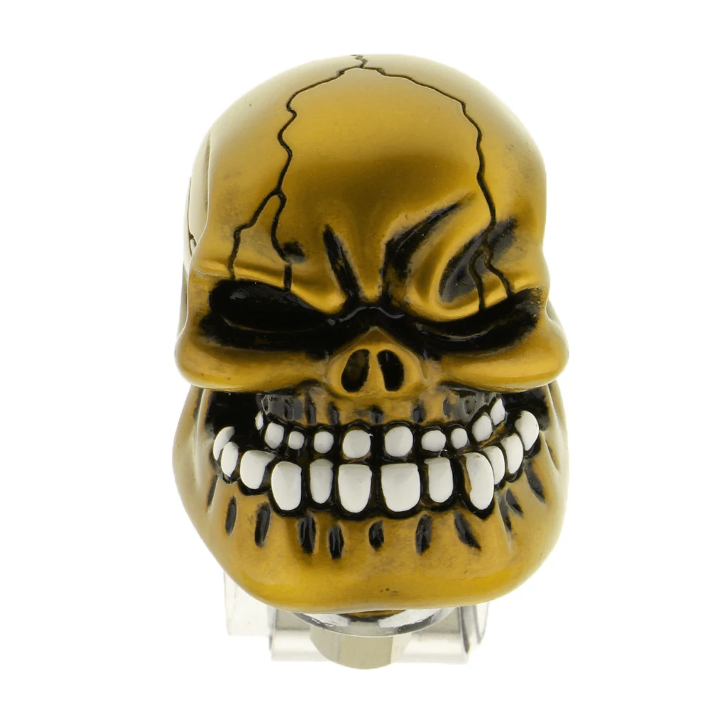 1PC Skull Head Car Steering Wheel Spinner Suicide Knob Handle Booster
