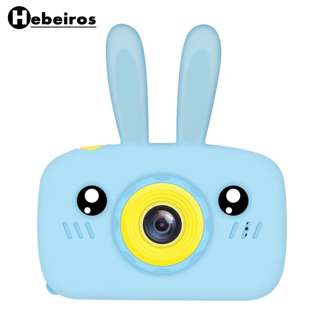 Многофункциональная детская мини-камера Full HD 1080 P, портативная цифровая видеокамера, 2 дюйма, экран, дисплей, детская игра/учебная камера - Цвет: Синий