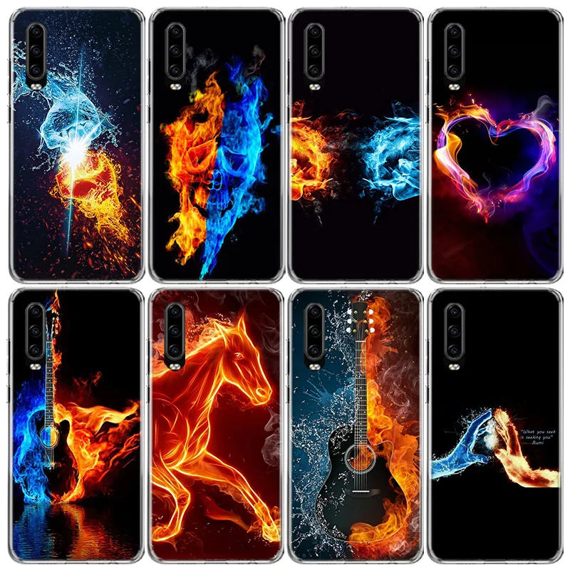 Льда и Огня воды огня high five чехол для телефона Huawei P40 P30 P20 P10 Mate 10 20 30 Lite Pro P Smart Z плюс