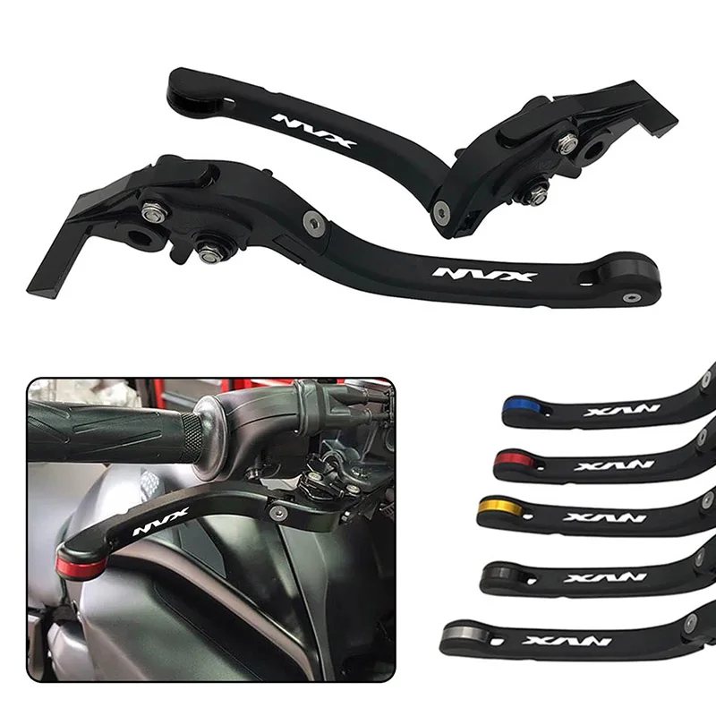 Рычаги тормоза сцепления с логотипом для YAMAHA NVX 155 150 125 Aerox 2015-2019 2020 SEMSPEED складные