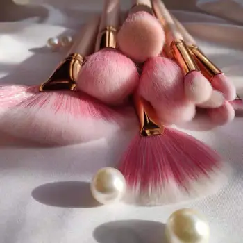 

10pcs Soft Makeup Brushes kits For Eyeshadow brush Cosmetic Powder Nose shadow Cosmetics Professional Eyebrows Concealer brush