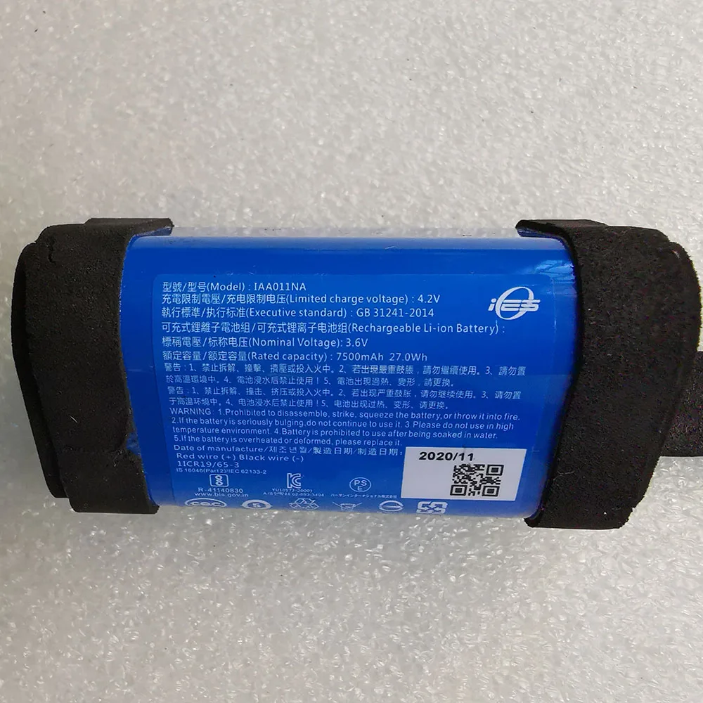 7500mah para Jbl Baterias Originais 3.6v Iaa011na - Image 3