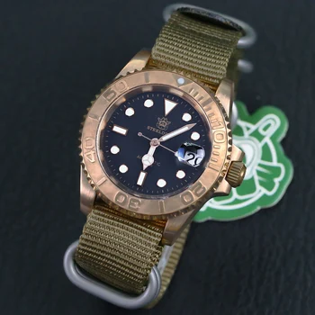 

STEELDIVE 1953S Germany CUSN8 Bronze Dive Watch Sapphire Crystal C3 Luminous Diving Watch 200m NH35 Automatic Mechanical Watches