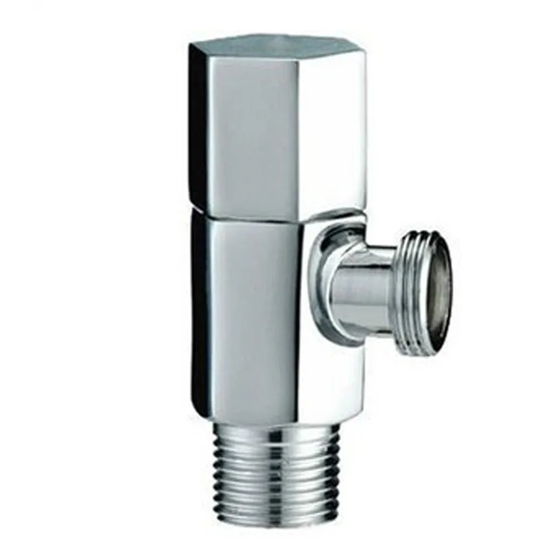 Поколение жира треугольный клапан медный шестиугольный толстый горячей и холодной воды 4 точки внутри и снаружи провода большой поток Fas