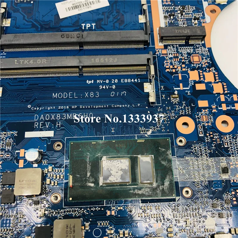 Для hp ProBook 450 G4 470 G4 серии Материнская плата портативного компьютера с i5-7200u 907703-601 907703-501 907703-001 аккумулятор большой емкости DA0X83MB6H0 тестирование