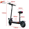 Dual Motor Electric Scooter 60KM/H Off Road Foldable Strong Power 2000W 48V Black For Adluts электросамокат ► Photo 3/6