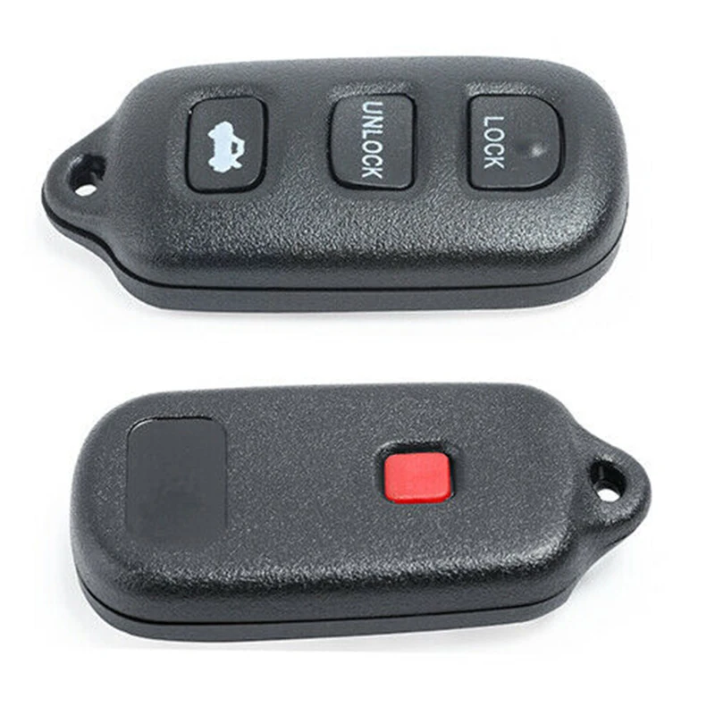 KEYECU 5 шт., пульт дистанционного управления Управление ключи для Toyota Camry Solara Corolla Sienna матрица седан, Fob 3+ 1/4 кнопки-FCC, аддитивного цветового пространства(ID: GQ43VT14T