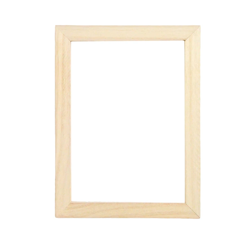 Multi Size Paper Making Mould Frame DIY Papermaking Paper Making Screen Learning Wood Handcraft Gift Wooden Mesh Mold 
