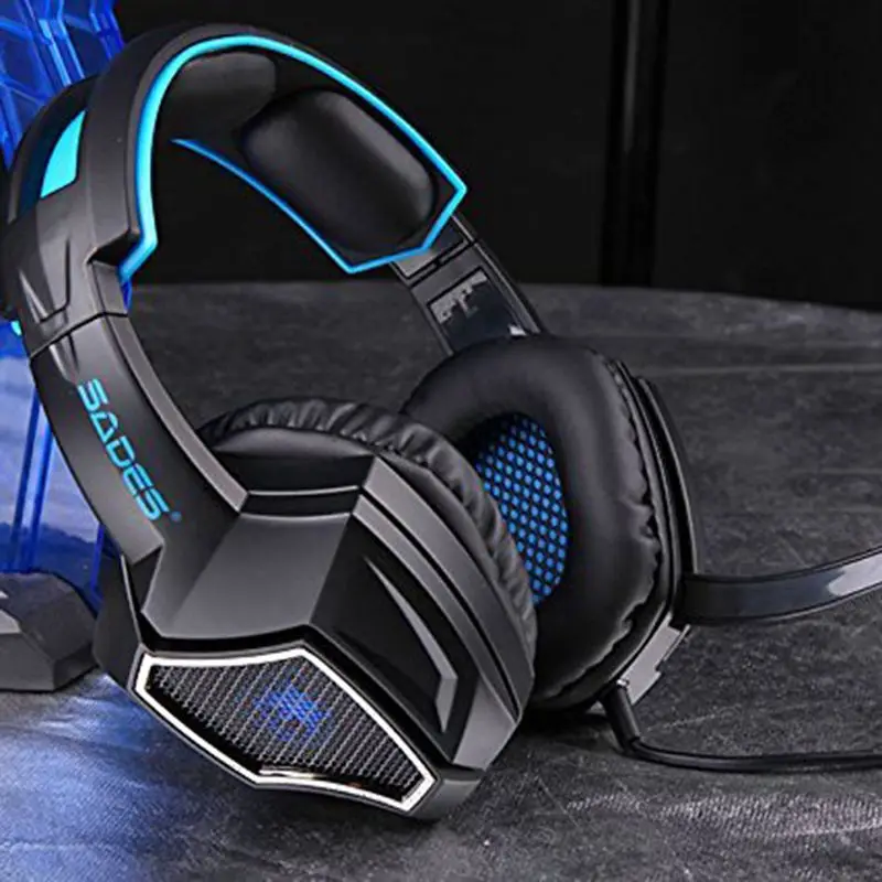 ABKT SADES Spirit Wolf USB 7 1 игровая гарнитура с объемным звуком проводные наушники
