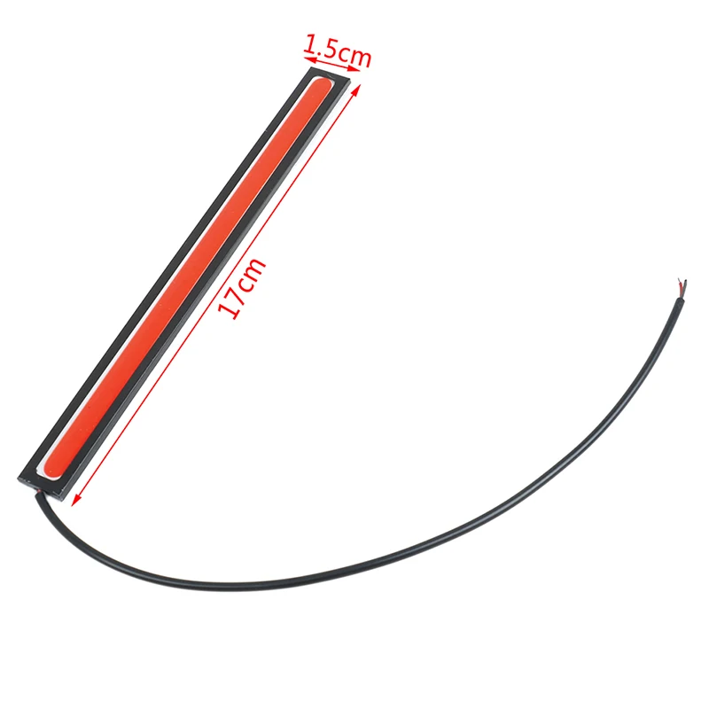 1 пара автомобильный дневной ходовой светильник 17 см супер яркие светодиодные дневные ходовые огни COB Алюминиевый корпус водонепроницаемый 12 В