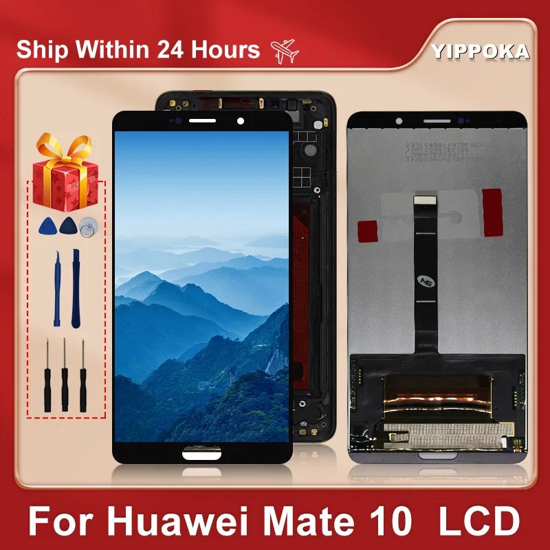ЖК-дисплей 5 9 дюйма для HUAWEI Mate 10 сенсорный экран дигитайзер запасные части ALP-L09