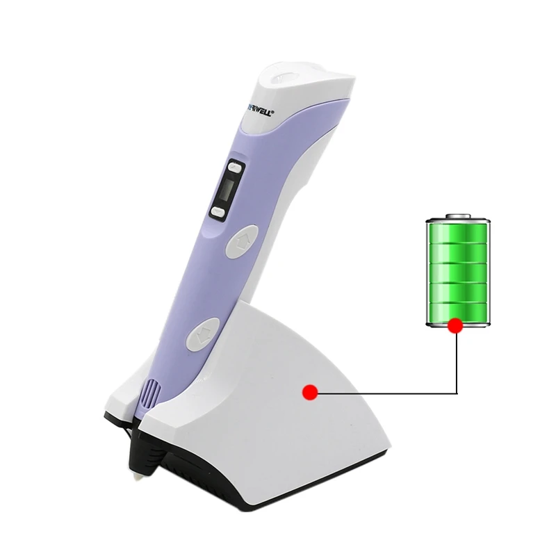  Myriwell 3D Pen Wireless Charging Portable 3D Magic Pen Fourth-Generation 3.7V 1500MAH Kids Intelli