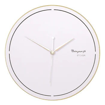 

Nordic Minimalistic Wall Clock Silent Round Living Room Digital Clock Creative Modern Orologio Cucina Wall Clock Modern AA50WC