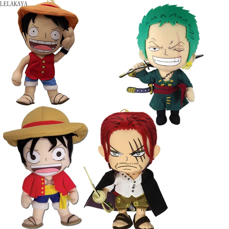 8 видов стилей Аниме цельная соломенная шляпа Luffy Roronoa Zoro Ace плюшевые Мультяшные детские игрушки Kawaii мягкие куклы для детей 23~ 24 см