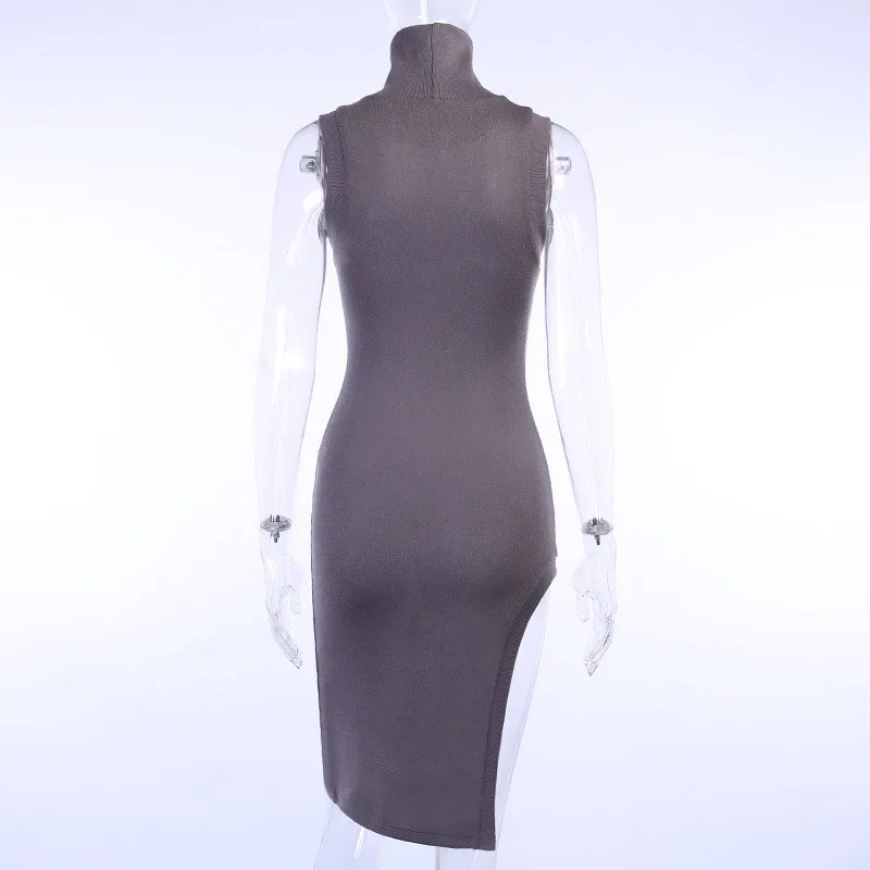 turtleneck midi dress05