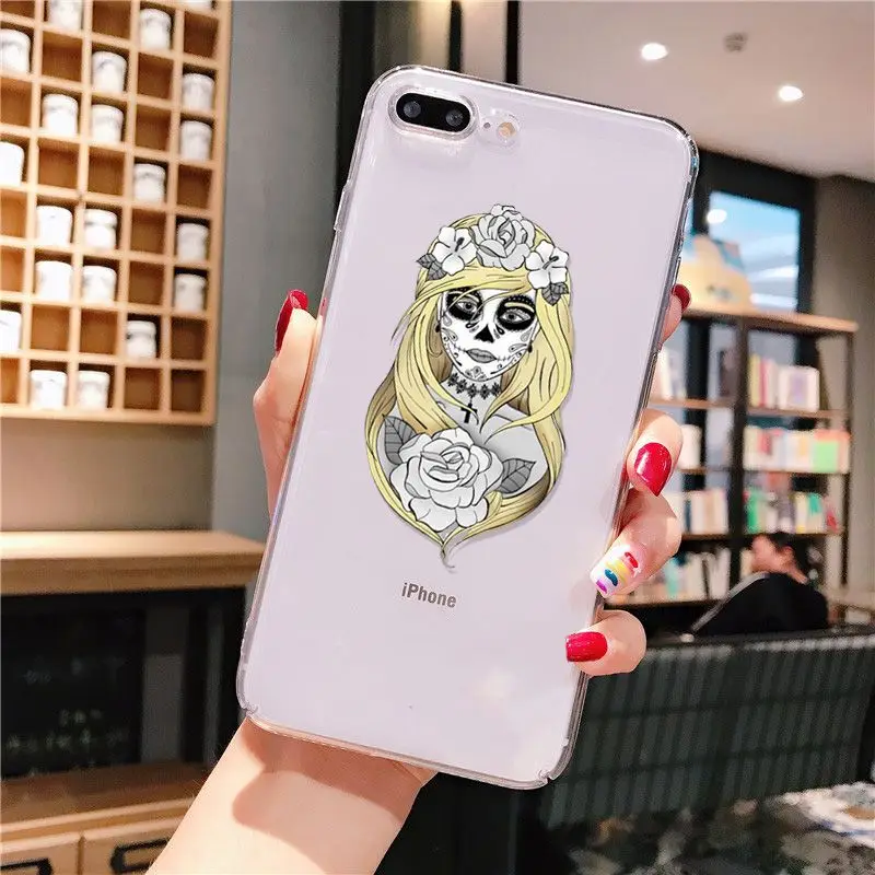Mexican Skull Girl tattooed Art 
