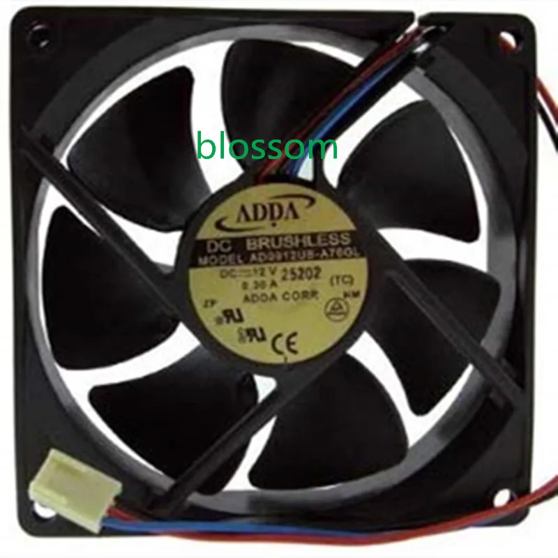 ADDA AD0824HB-D71 AXIAL Fan 80MM 34.4DBA 6months Warranty 29.722CFM 24VDC