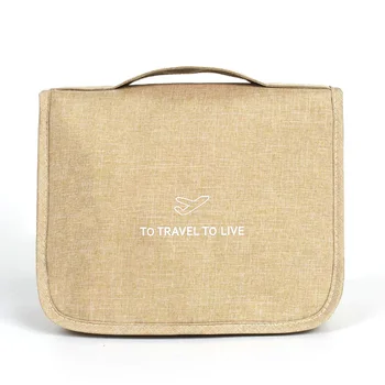 

Cosmetic Bag New Big Capacity Cosmetic Bag Canvas Travel Bag Waterproof Packing Cube Storage Bag Free Hook Travel Accessories