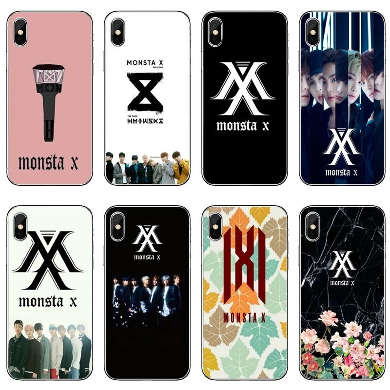 Monsta X KPOP Silicone Phone Case For Xiaomi Redmi 9T 9C 9A 7 7A K20 6 6A S2 Note 9S 9 8 8T 5A Pro | Мобильные телефоны и