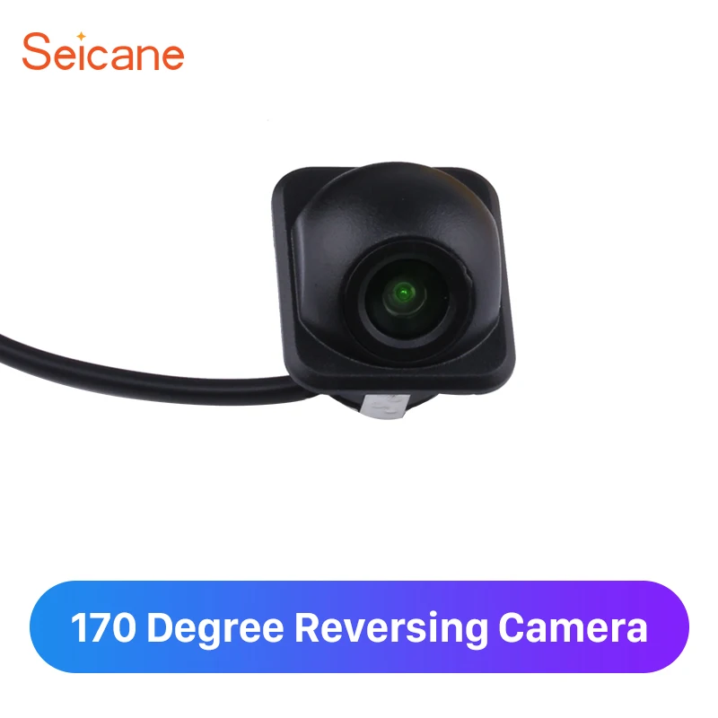 

Seicane Waterproof Night Vision 170Degree Rear View Camera Color CCD Car Parking Assistance HD Car Video Backup Reversing Camera