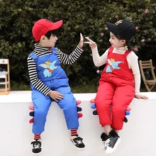 Зимние комбинезоны; Dumbo; детские штаны на подтяжках; толстый теплый пуховик для катания на лыжах; водонепроницаемые комбинезоны; повседневный комбинезон для девочек