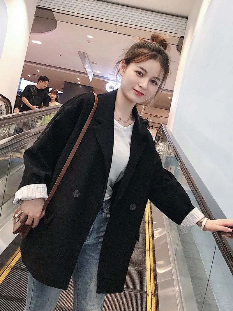 

2020 New Korean Style Spring and Autumn Suit Jacket Women's Fashion Casual Small Suit Spring Coat Women Blazers and Jackets
