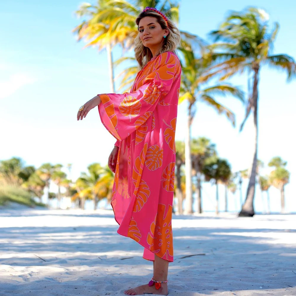 Praia, Biquíni Longo Kaftan, Sarong