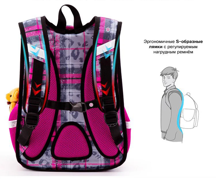 3D Cartoon Sparkling Unicorn School Bag For Girls
