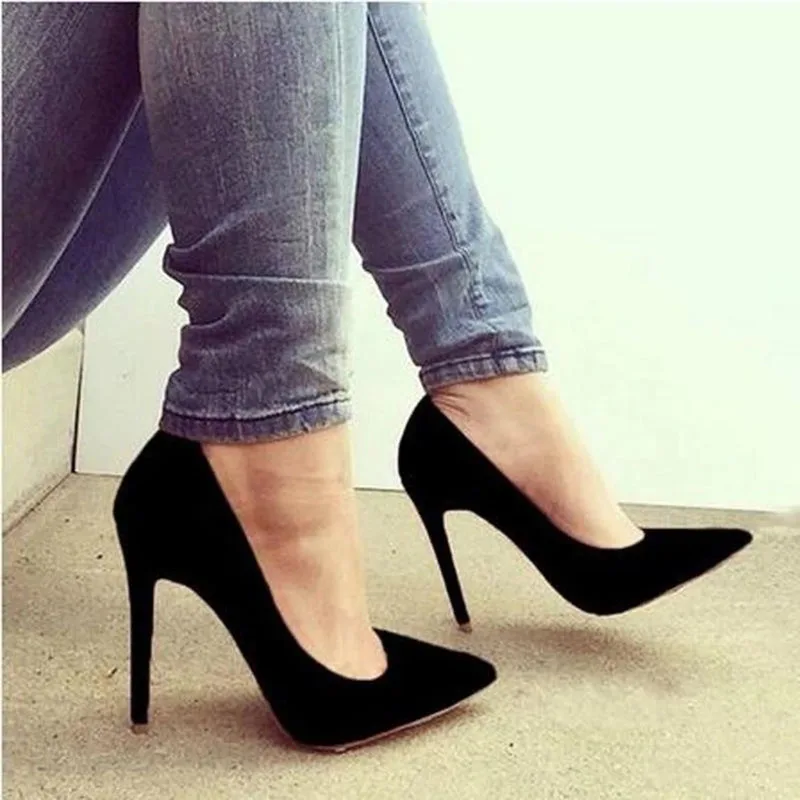 Mujeres Sexy Tacones altos leopardo planos negros Oficina zapatos de moda  Zapatos de primavera Super Tacones de salón zapatos de Mujer Tacones Mujer  VT734|Zapatos de tacón de mujer| - AliExpress