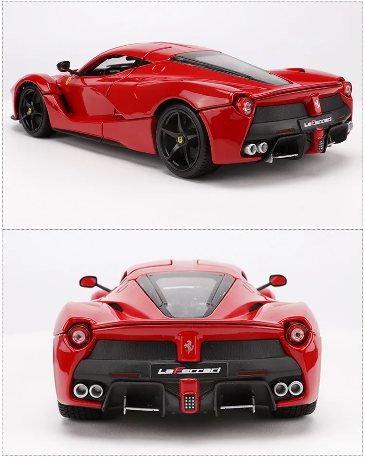 1:18 высокое моделирование Ferrari сплава Модель автомобиля Laferrari La Ferrari модель гоночной машины игрушки для детей Подарки