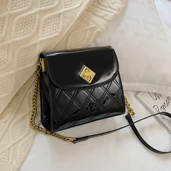 

Women's bag 2020 new wave Korean version of the wild texture Messenger bag fashion embroidered shoulder small square bag