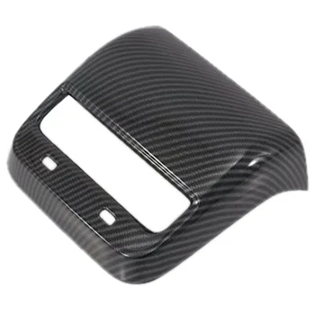 

For Tesla Model 3 Carbon Fiber Look Rear Air Vent Outlet Cover Trim 18-19