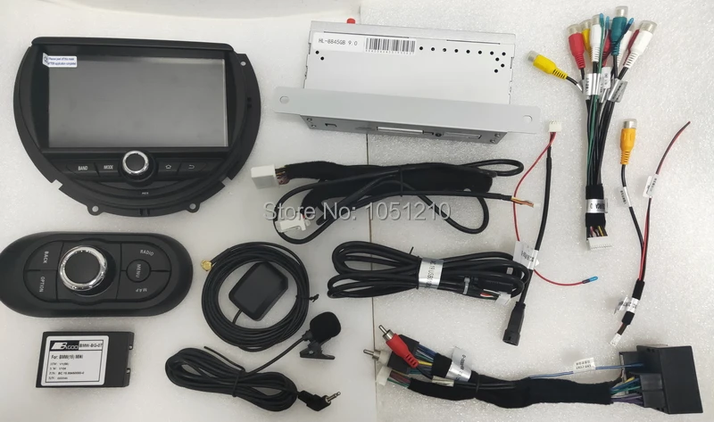 Top Ouchuangbo audio player gps navigation radio for mini F55 F56 F60 2014-2016 with android 9.0 system 8 core 4GB+64GB 12