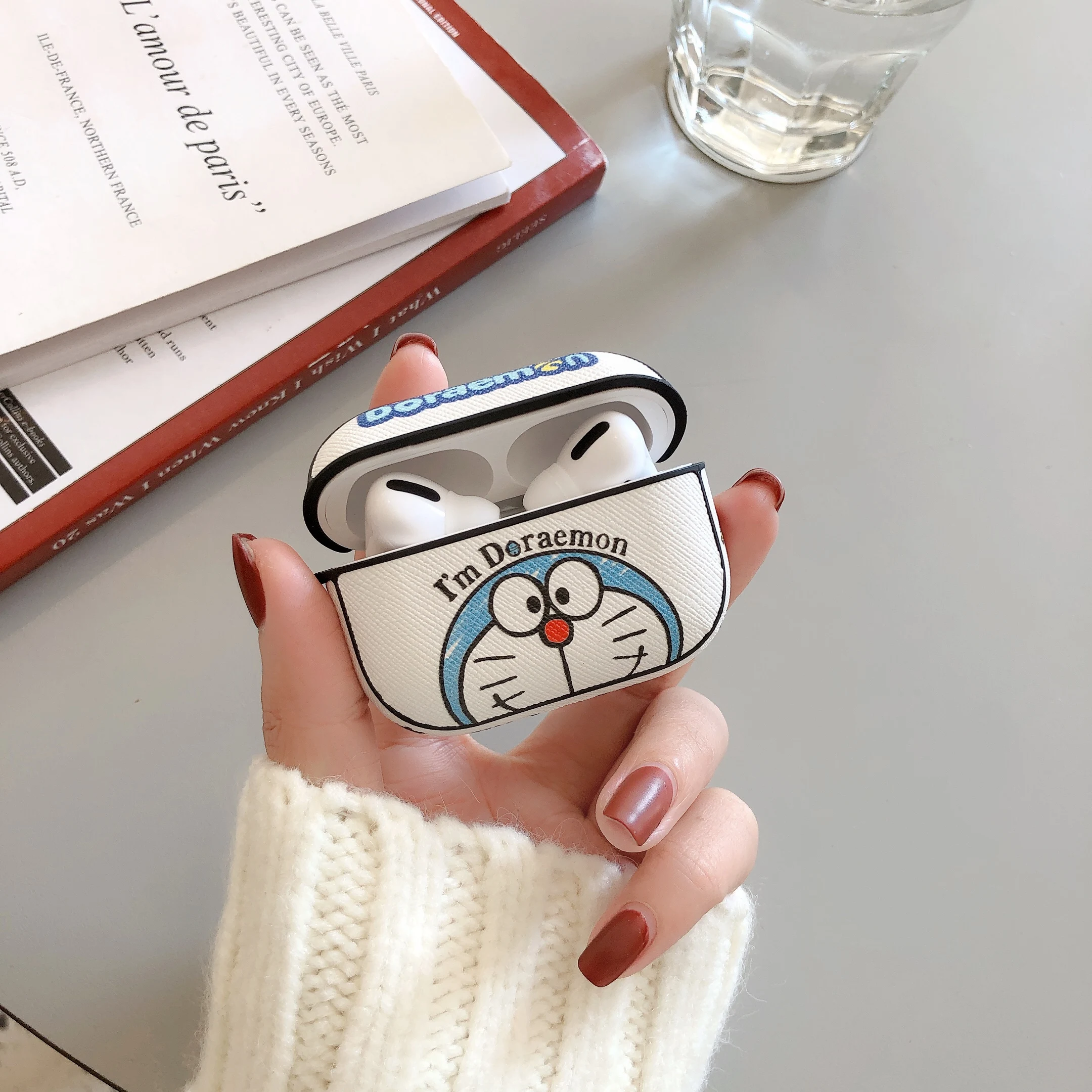 Милый мультяшный чехол для Apple AirPods pro, Забавный робот, кот, Супермен, узоры, Защитные чехлы для наушников, аксессуары для ключей