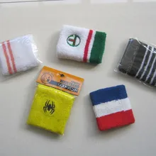 Профессиональные настраиваемые хлопковые спортивные Напульсники для баскетбола Волан с вышивкой, можно напечатать логотип, экспортное качество